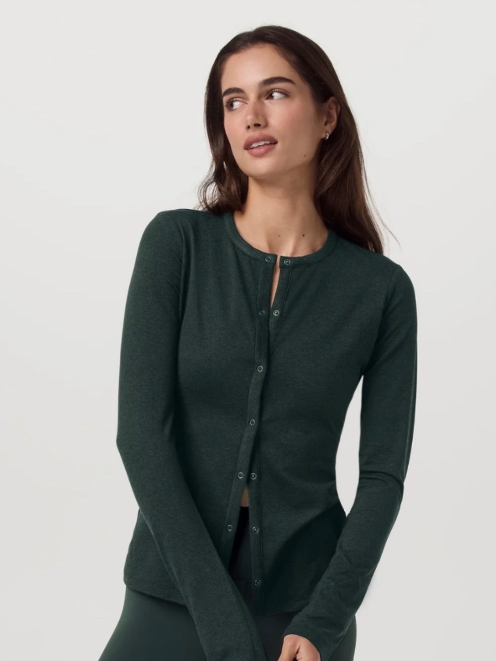 Vuori Halo Snap Cardigan and Wide leg Pant